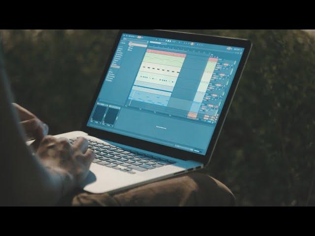 Делаю бит ночью в парке в Ableton Live