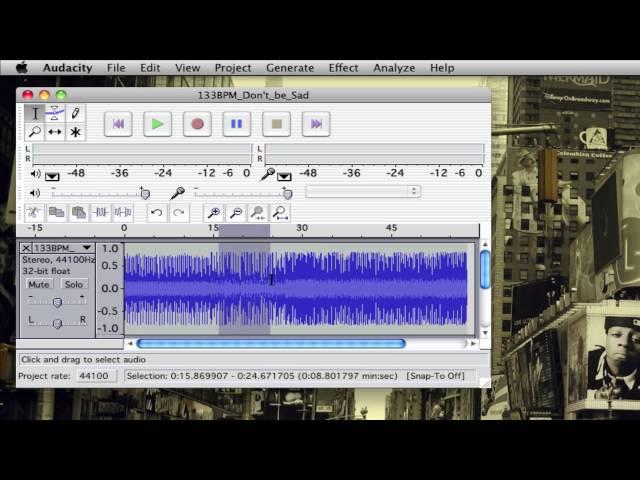 How to loop audio in audacity (Basic Tutorial)