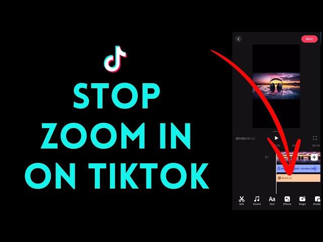 How to Stop TikTok Zooming in on Photos?