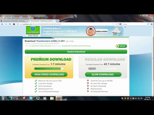 Tutorial on bypassing the retarded download limit on many file sharing websites using Hotspot Shield