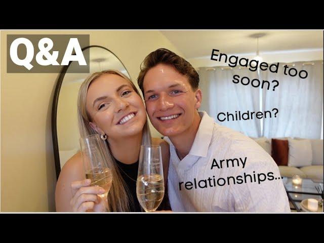 Q&A WITH MY FIANCÉ | ARMY, ENGAGEMENT, WEDDING, CHILDREN | ZOE HAGUE