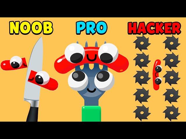 NOOB vs PRO vs HACKER - Fork N Sausage