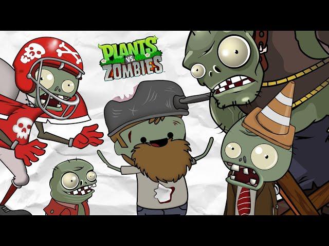 ВСЕ ЗОМБИ из Plants vs Zombies за 7 минут