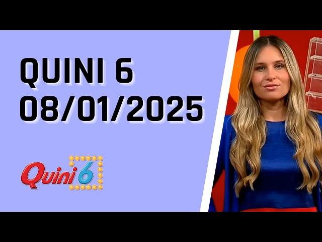 Quini 6 en vivo 8/01/2025 / Resultados del sorteo quini 6 del Miércoles 8 de Enero del 2025