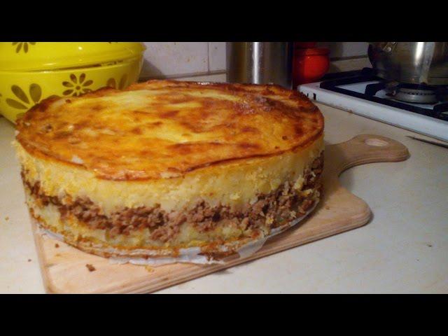 Картофельная запеканка с мясом/Potato casserole with meat