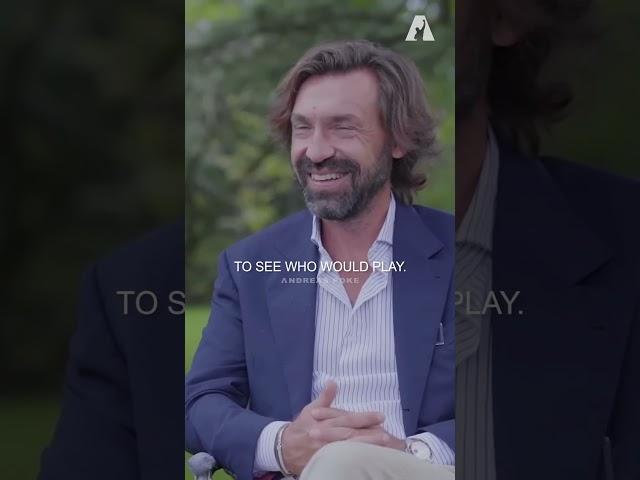 "Who would take the free kick: Pirlo, Beckham, or Ronaldinho?"