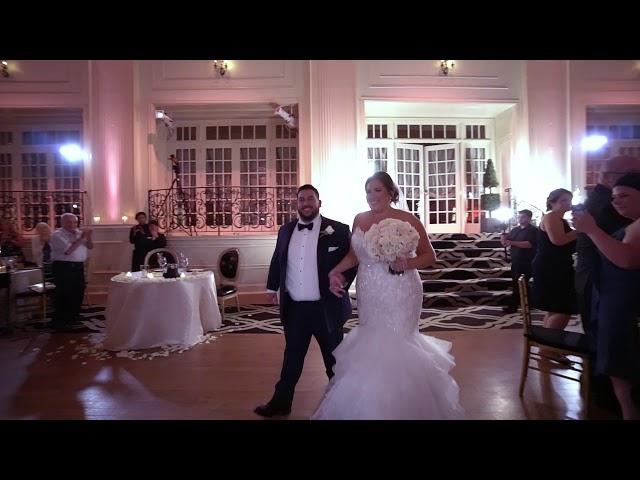 Bridal party introductions and First Dance