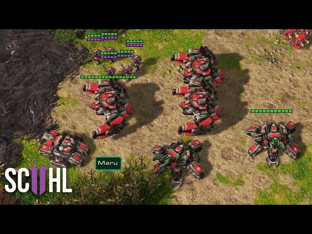 MARU's ULTIMATE TERRAN PUSH - Starcraft 2: Maru vs. Reynor