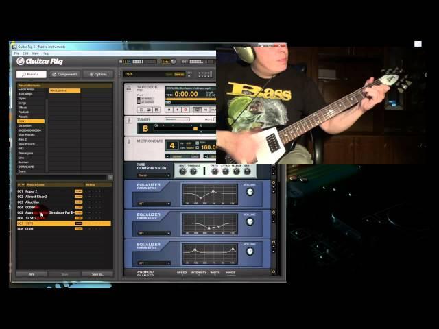 Мои любимые пресеты для Guitar Rig 5 (скачать)