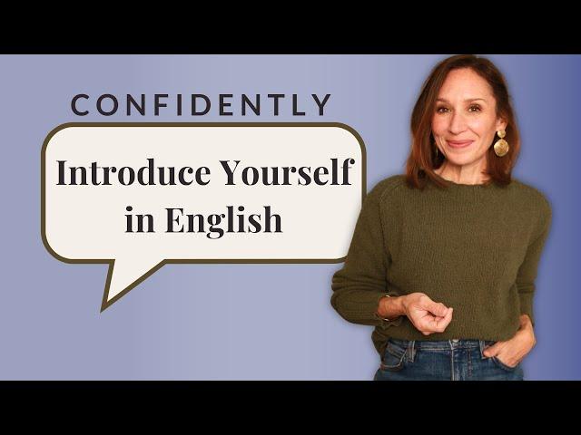 The Right Grammar for English Introductions | Meeting Someone New