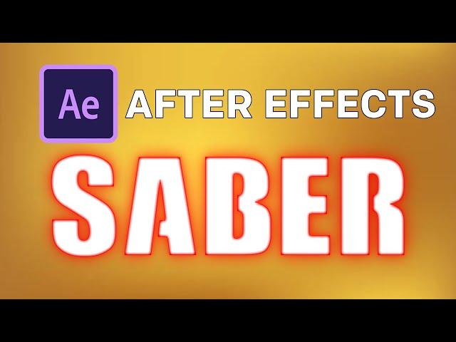 After Effects Saber Tutorial  I Create Stunning Light Effects with Saber Plugin