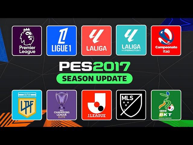 PES 2017 I New Logo Update Season 24/2025 For T99 Patch V17 - (Competition & League & Club)