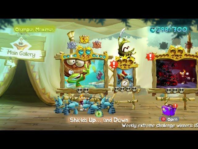 Walkthrough: Rayman Legends 100% - Shields Up... and Down