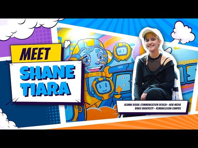 Kenalan dengan Mural Artist di IIETE 2024, Shane Tiara | DKV New Media BINUS UNIVERSITY