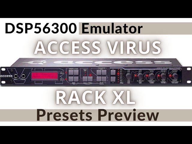 Access Virus Rack XL | DSP56300 v.1.2.4 | Presets Preview