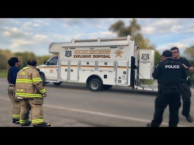 Bomb Squad Shuts Down The Street Because Of What We Found While Magnet Fishing