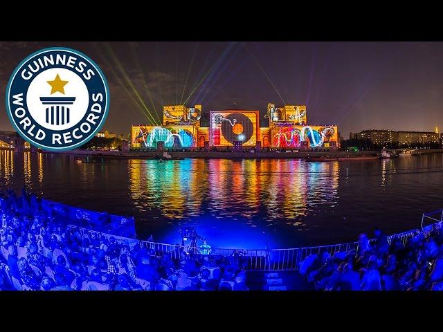 Largest projected image: Circle of Light, Russia - Guinness World Records