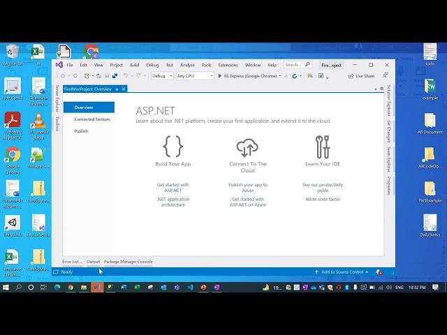 .Net MVC project with Sql Server and Entity framework step by step