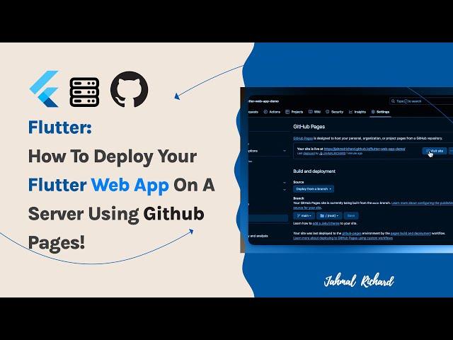 How to Deploy Your Flutter Web App on GitHub Pages | Step-by-Step Tutorial