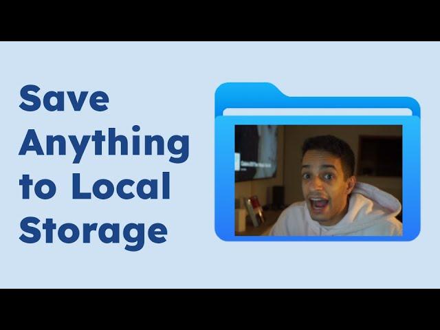 004 - How to Save Anything to Local Storage - Swift IOS