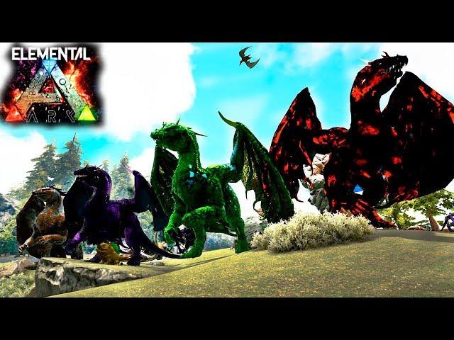 Штормовой и Болотный ДРАКОНЫ - ELEMENTAL ARK Survival #32