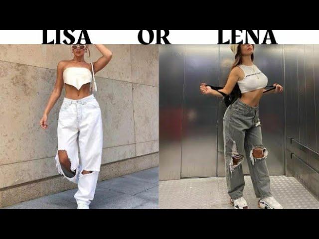 Lisa OR Lena makeup fashion and outfits 