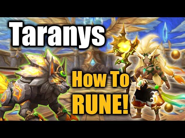 How To Rune Wind Druid (Taranys) Summoners War