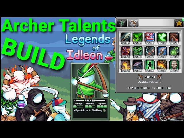 Legends of Idleon - Archer Talent Build | Accuracy for World 1 Boss + Damage = ???