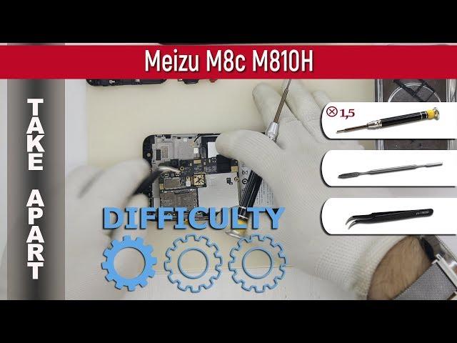 How to disassemble  Meizu M8c M810H Take apart Tutorial