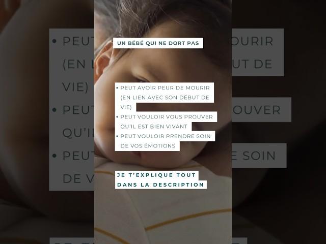 Je t’explique pourquoi ton enfant ne fait pas ses nuits