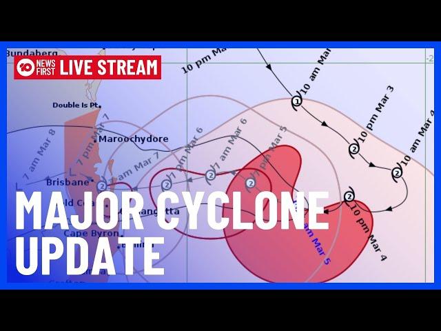 LIVE: Prime Minister, QLD Premier To Give Major Update On Cyclone Alfred | 10 News First