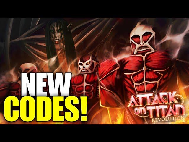 [3 CRATES] ATTACK ON TITAN Revolution NEW CODES | Roblox Attack on Titan revolution codes 2024