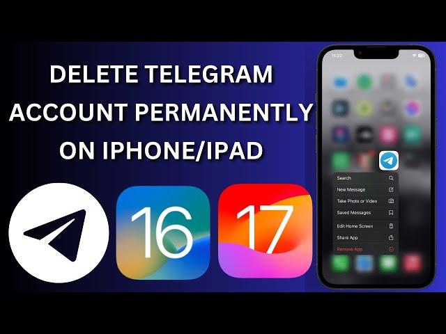 How To Delete Telegram Account Permanently On iPhone/iPad