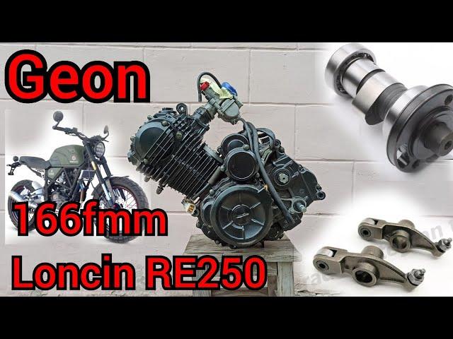 Обзор Мотора 166fmm (loncin re250) Geon Scrambler 250, Geon TerraX, Tekken 250