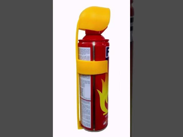 VOILA Aluminum Flame Retardant Fluid Portable Fire Extinguisher 500 ML Red Set of 1