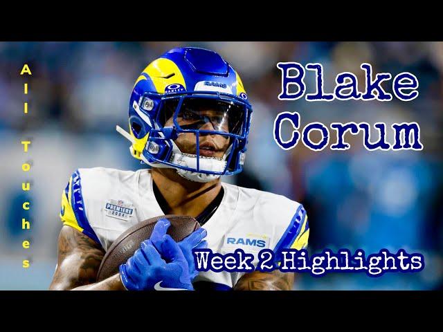 Blake Corum Highlights | Week 2, 2024 | Blake Corum Rookie Highlights