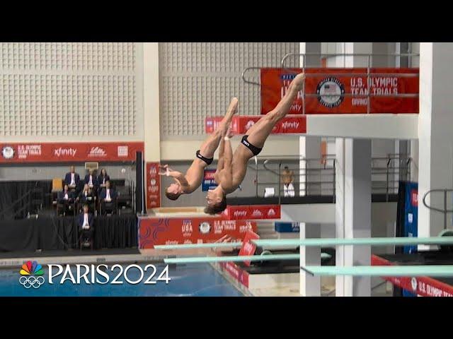 Greg Duncan, Tyler Downs punch tickets to Paris Olympics in 3m synchro springboard | NBC Sports