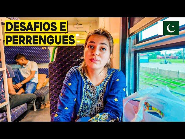 PRIMEIRA VEZ VIAJANDO DE TREM PELO PAQUISTÃO