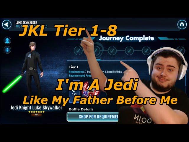 Easiest JKL Guide You'll Ever See! (Jedi Knight Luke Event Guide 2024) Speeds and Zetas included