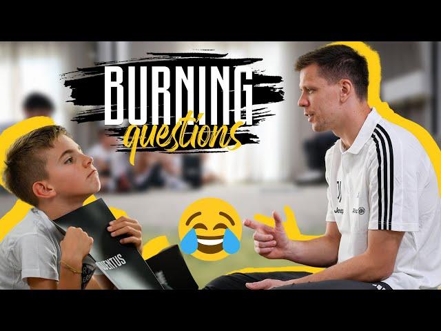 Meet Wojciech Szczęsny: Junior Reporter Edition | Burning Q&A | Juventus