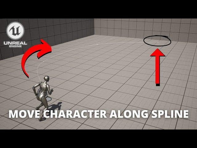 How to Move a Character Along a Spline in Unreal Engine 5