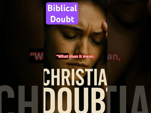 What is doubt? #doubt #faith #christianity