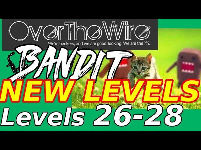 NEW LEVELS [Git Hacking] Bandit: OverTheWire (Levels 26-28)