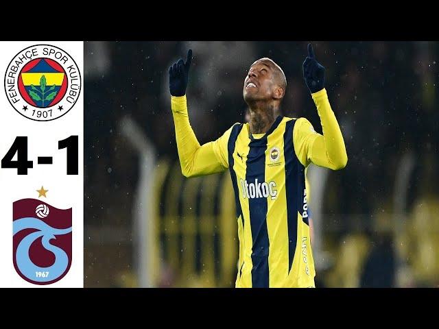 FENERBAHÇE 4-1 TRABZONSPOR MAÇ ÖZETİ  Trendyol Süper Lig 2025