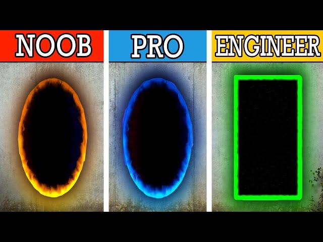 There's a NEW PORTAL that ADDS A FOURTH DIMENSION!? Portal Reloaded!