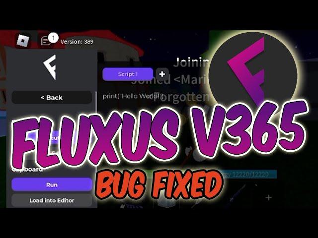 GET NEW FLUXUS V2 365! (WORKING IN BLOXFRUITS) BUG FIXED DIRECT LINK!