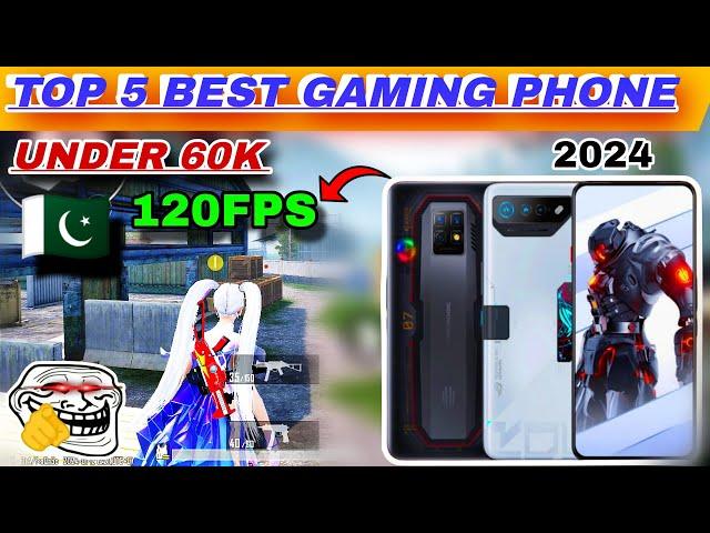 top 5 best gaming phone under 60000  | best gaming phone for pubg mobile 120fps under 60k 2024.