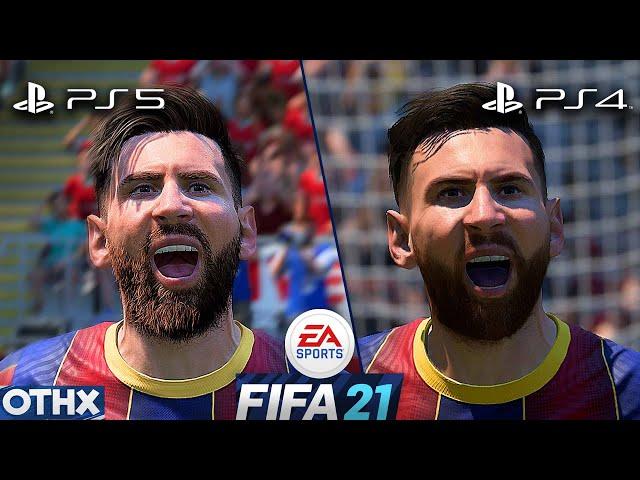 FIFA 21 | PS5 vs PS4 | Amazing NEW Gameplay and Graphics Comparison  @Onnethox