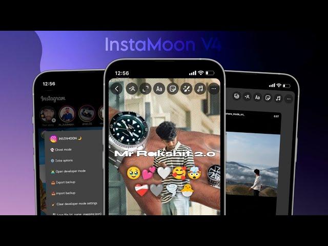 NEW IOS INSTAMOON V4 ON ANDROID | IOS 17.4 EMOJIS + SHARE REEL LIKE IPHONE | IOS INSTAGRAM !!