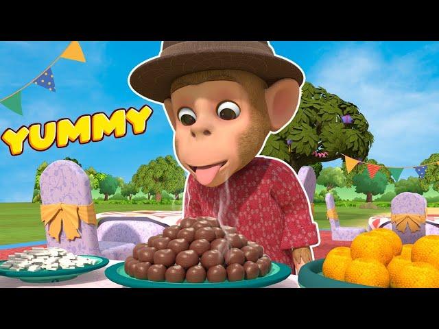 बंदर मामा पहन पजामा | Bandar Mama Pahan Pajama | Hindi Nursery Rhymes